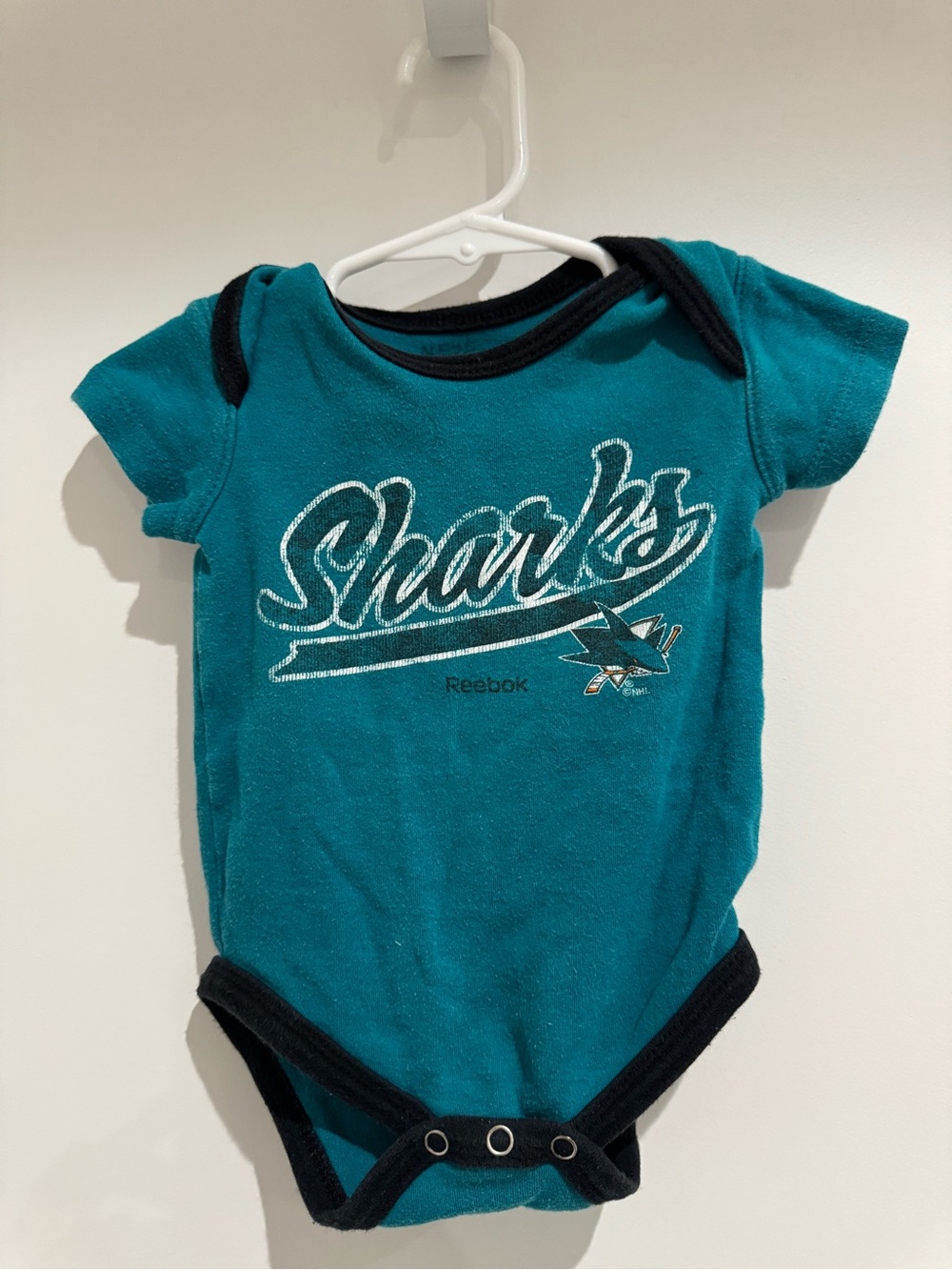 Reebok San Jose Sharks Infant One-Piece Bodysuit